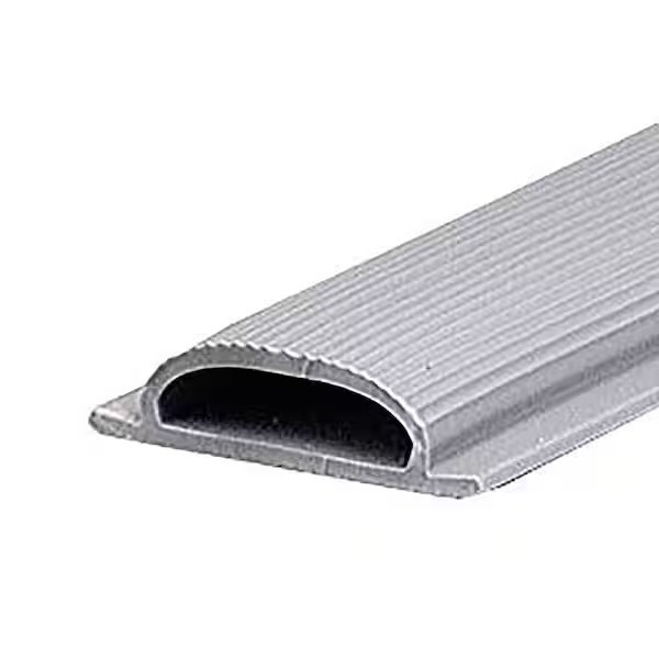 Gray Vinyl Threshold Insert 36 in Replacement for Door Threshold 1-1/4 in x 3/8