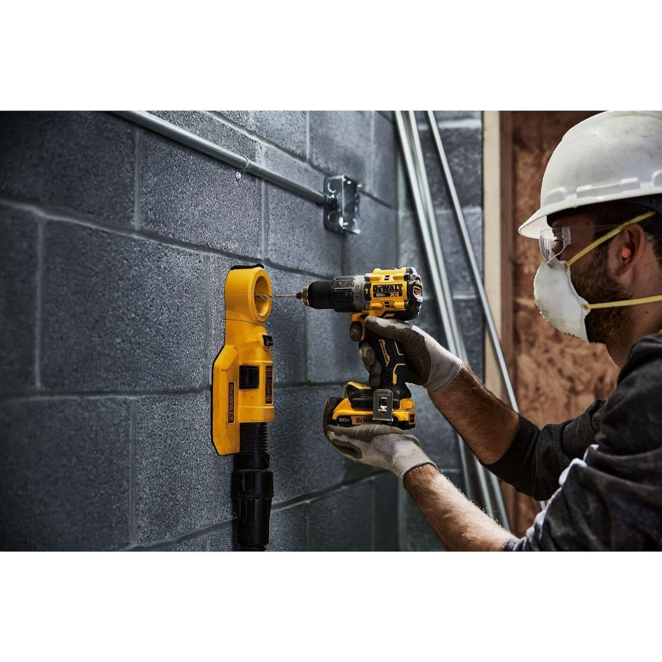 DEWALT 20V MAX Cordless Drill Driver Kit, Electric Drill, Brushless 1/2 Inch