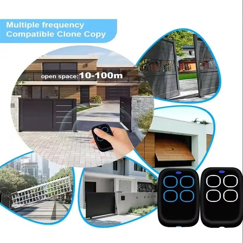 Universal Garage Remote Control 433MHz Cloning Duplicator Gate Fixed Code+