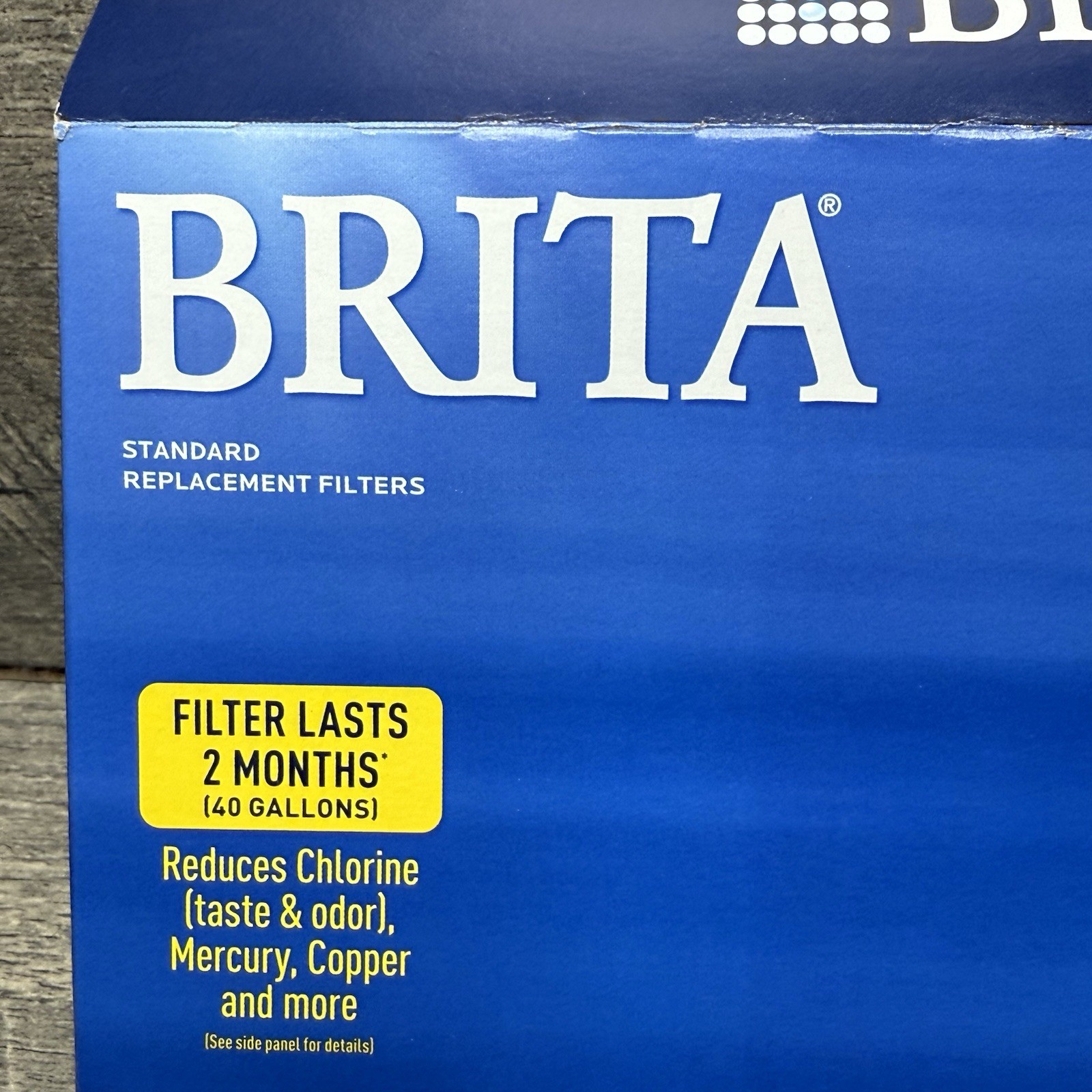 Lot of 3 Brita Standard Replacement Filters – Filter lasts 2 Months (40 Gal)
