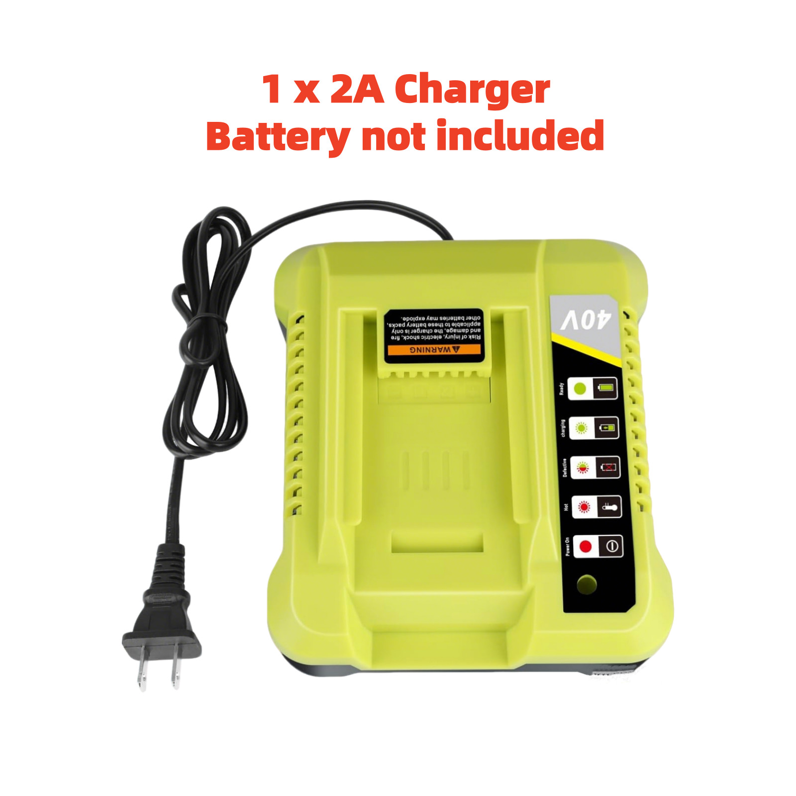40V 6Ah Battery for Ryobi 40 Volt Lithium OP4050 OP40602 OP40261 OP4060/Charger