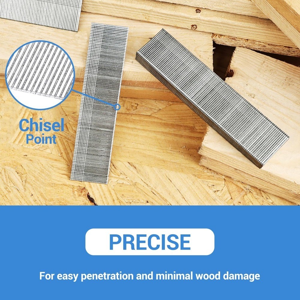 18 Gauge Brad Nails 1-1/4 Inch Galvanized Finishing Nails for Pneumatic Electric