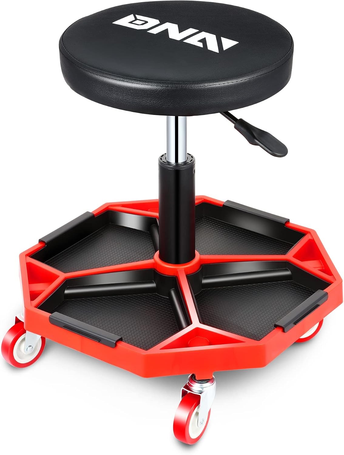 DNA Motoring Pneumatic Garage Stool 300lbs with Tray