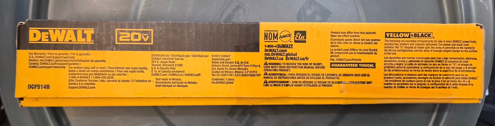 DCF514B Dewalt Atomic 20V Brushless 1/4 Ratchet Brand New DCF514B Free Shipping