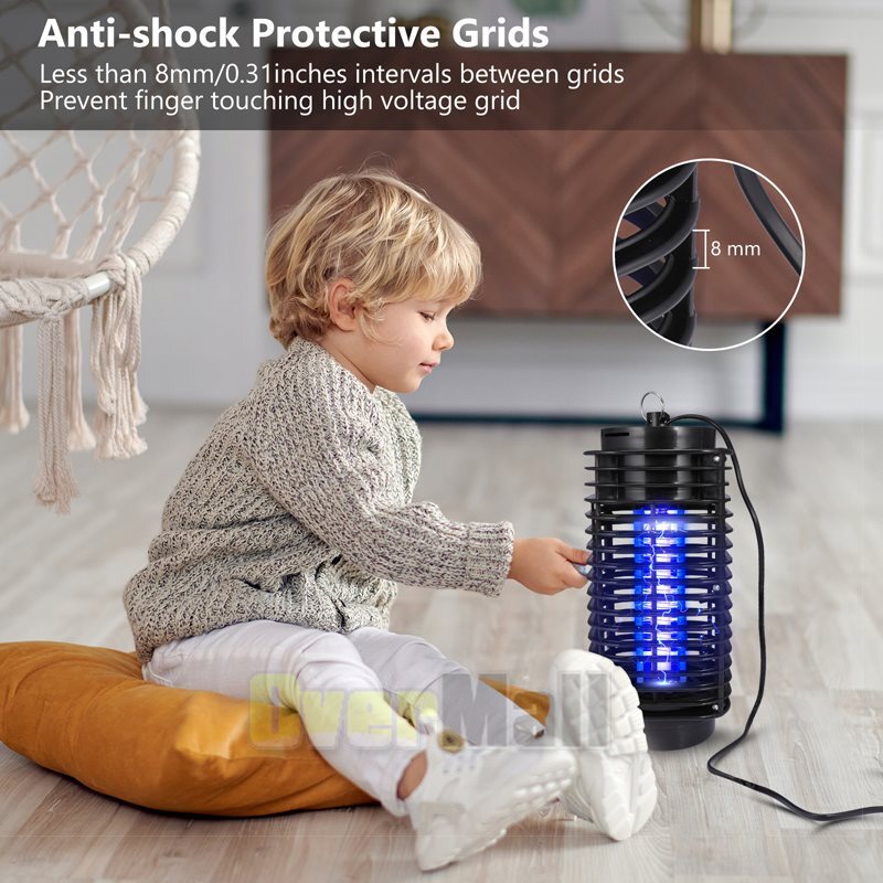 Electric Fly Bug Zapper Mosquito Insect Killer LED Light Trap Pest Control Lamp