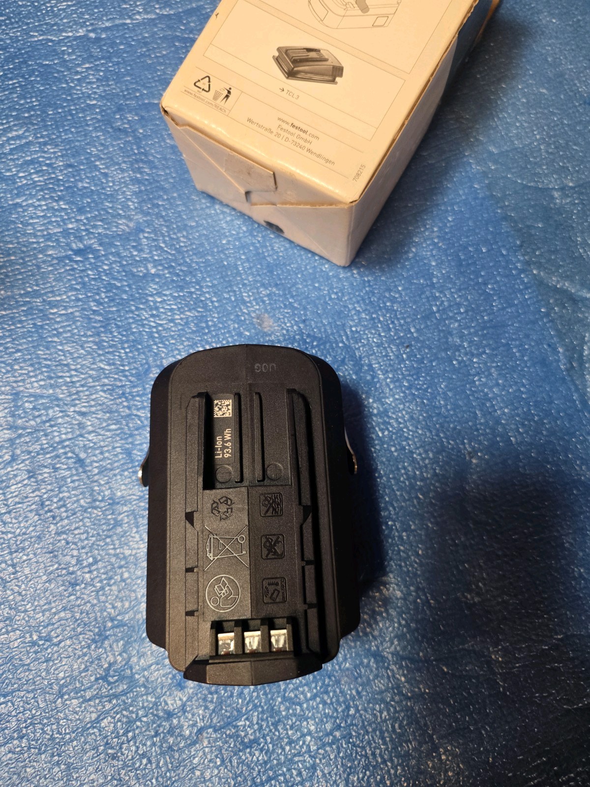Festool BPC 18V Lithium-Ion (Li-Ion) Power Tool Battery Pack MPN 769240