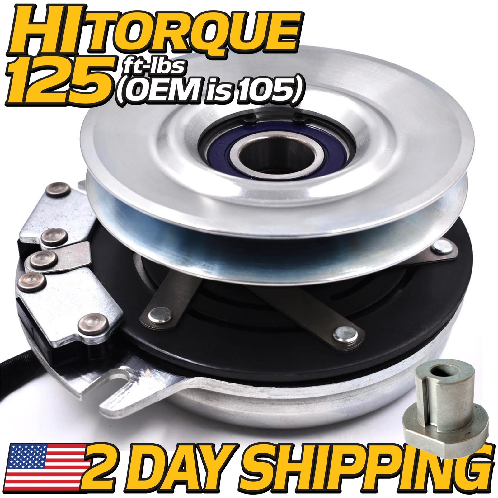 PTO Clutch for Cub Cadet 917-05209 5219-177 OEM Upgrade HiTorque & Billet Pulley