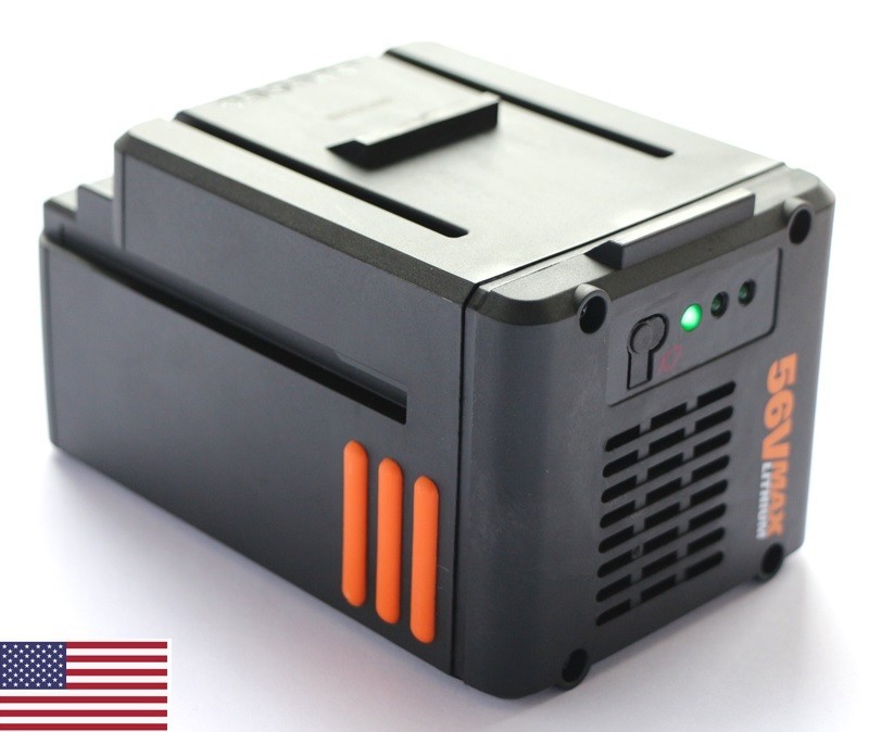 New 2.5Ah 56V WA3555 replacement Battery for WORX Cordless Lawn Mower WG773 774