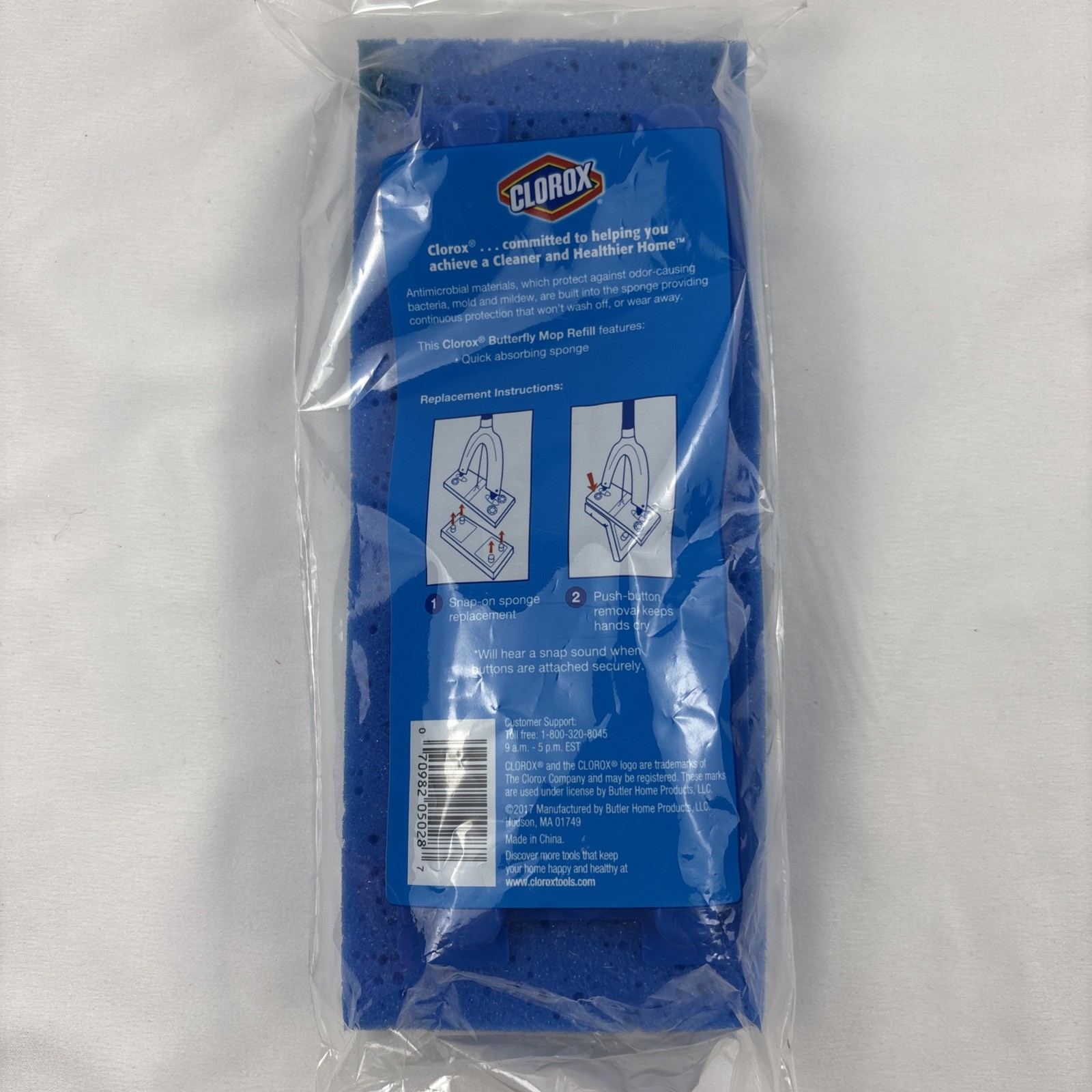 Clorox Butterfly Mop Refill Pad Easy Push Button Replacement Discontinued