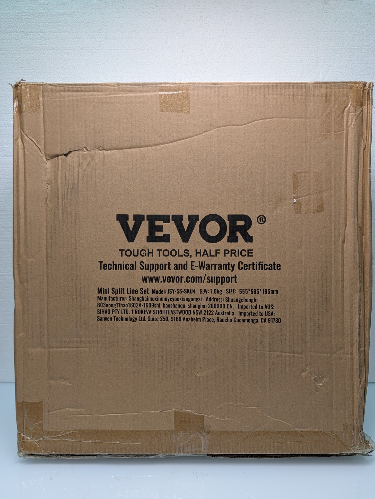 VEVOR 1/4″x1/2″ x50 Feet Mini Split Line Set Insulated Copper Tubing JSY-SS-SKU4