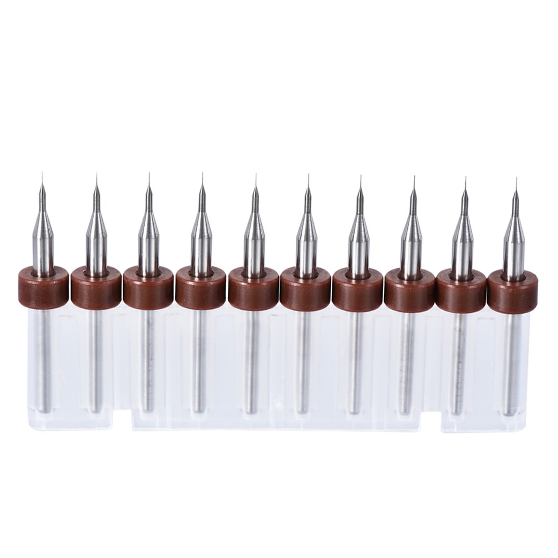 0.1mm Drill Bits 1/8 Inch Shank Tungsten Carbide for Engraving