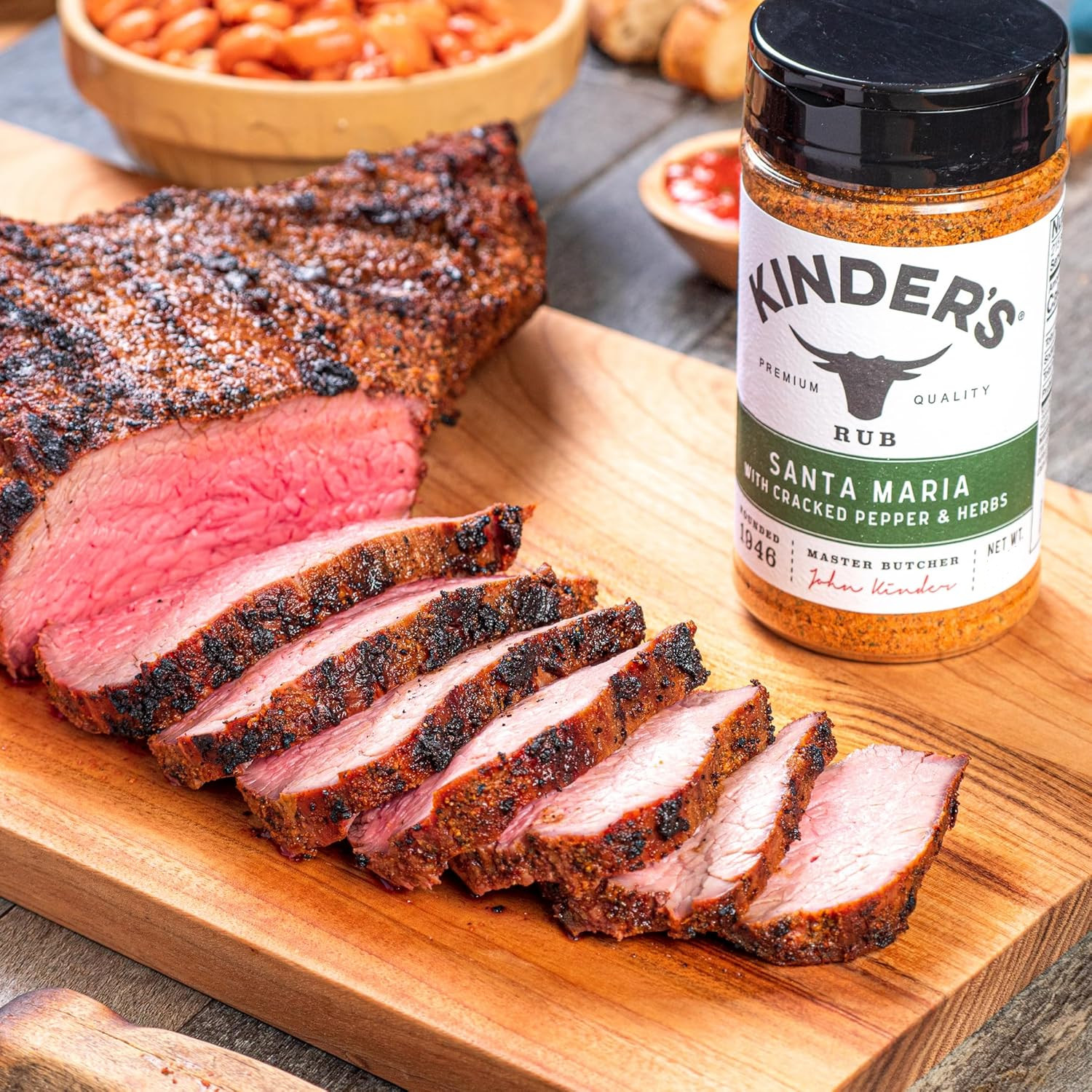 Kinder’s Organic Santa Maria w/ Cracked Pepper & Herbs Seasoning,10oz EXP 1/2028
