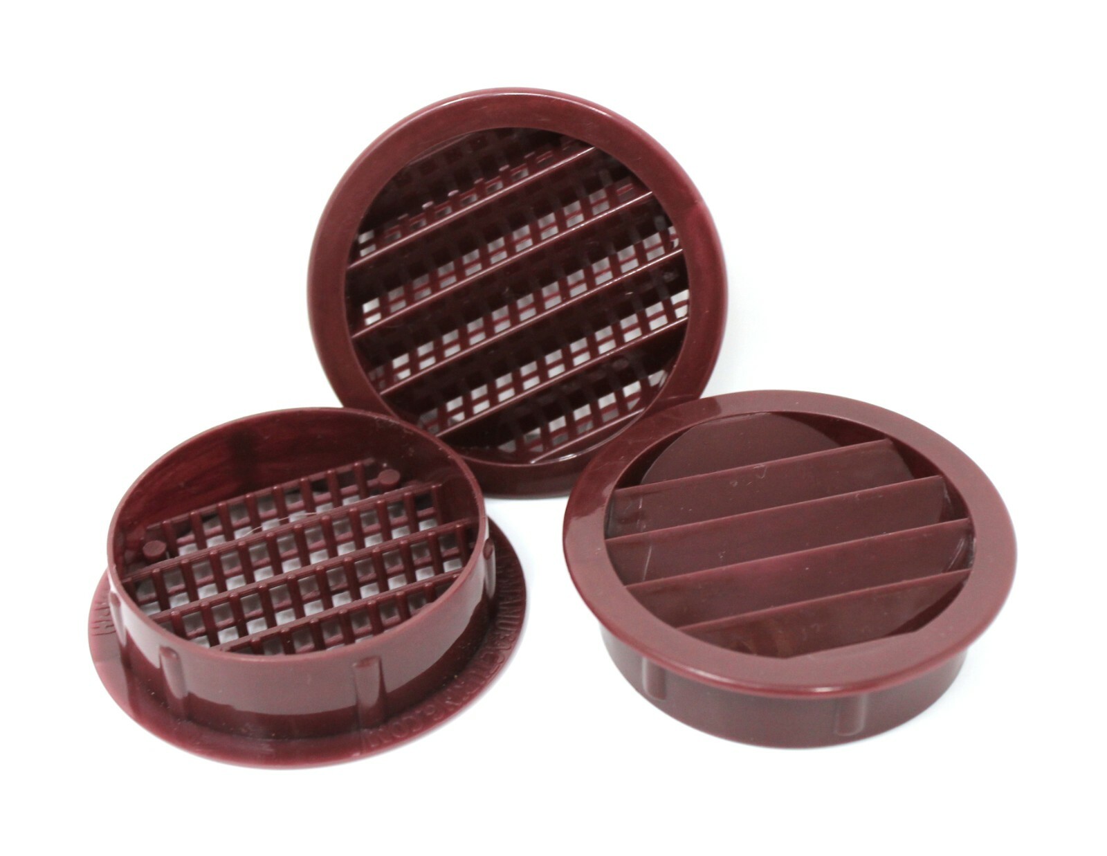 2″ Round Plastic Louver Soffit Air Vent Reptile Screen Grille Cover
