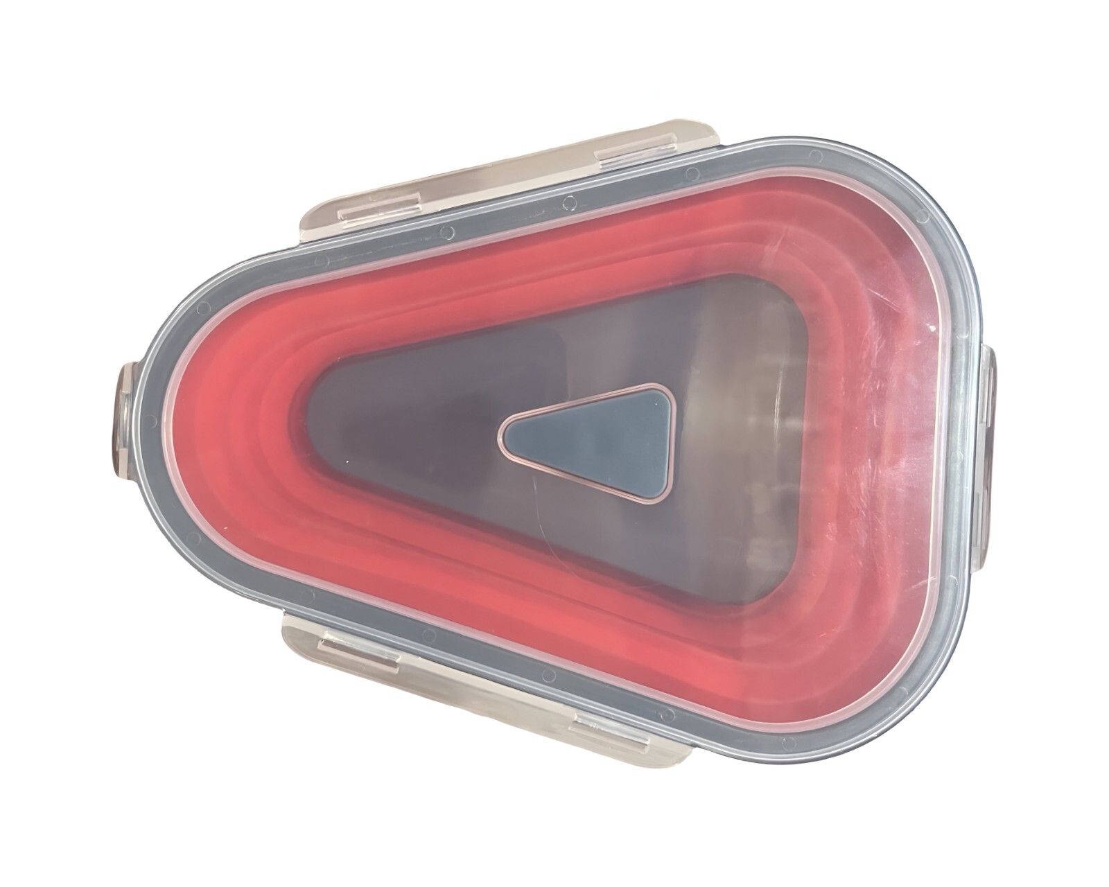 Reusable Pizza Storage Container 5 Heating Trays Collapsable Microwaveable Meal