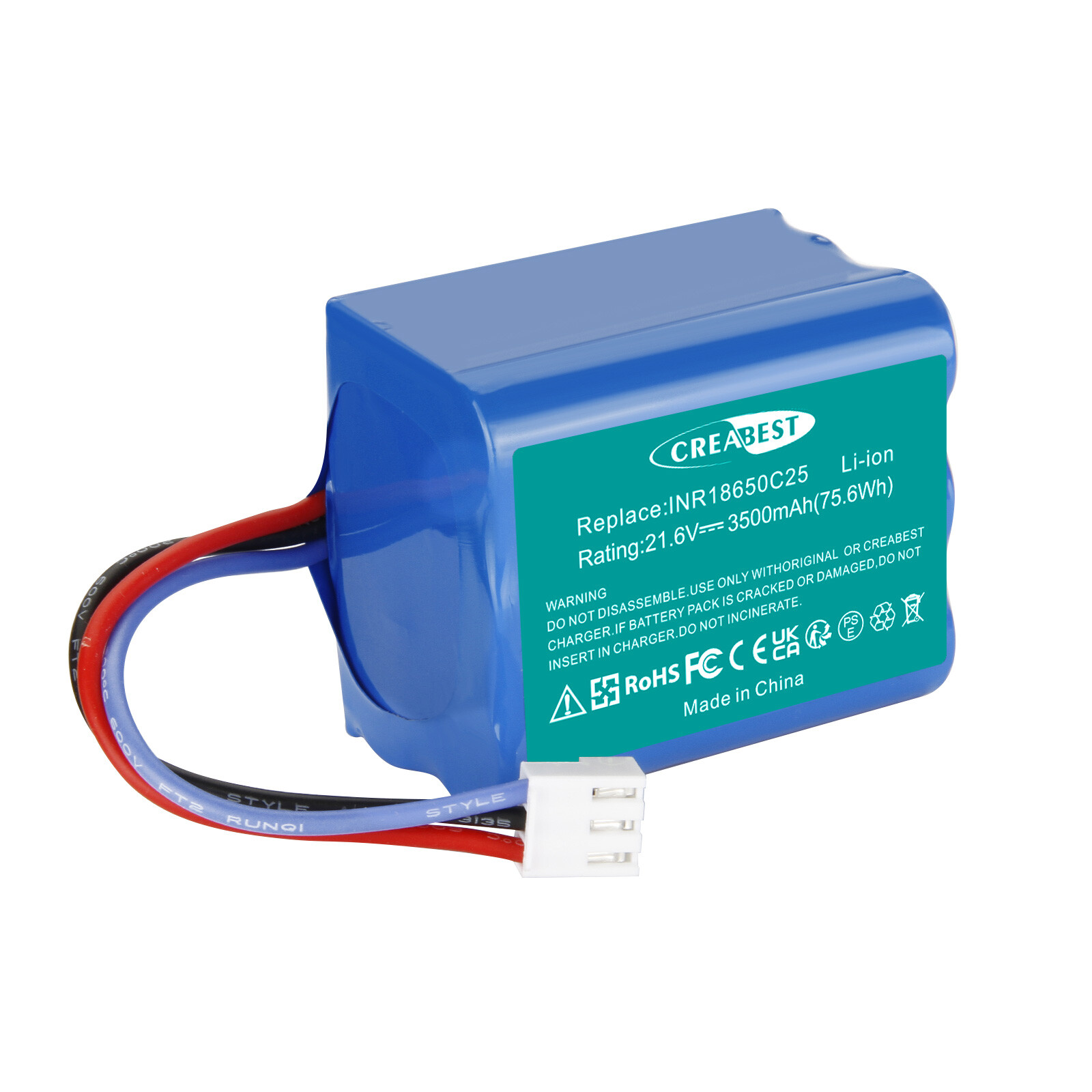 21.6V 3.5Ah Battery For Philips FC6721 FC6722 FC6723 FC6725/01 FC6726/01 FC6729