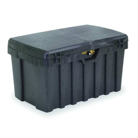 Contico G3725 Xtreme Pro Tuffbin Tool Box, Structural Foam, Black, 37 In W X 21