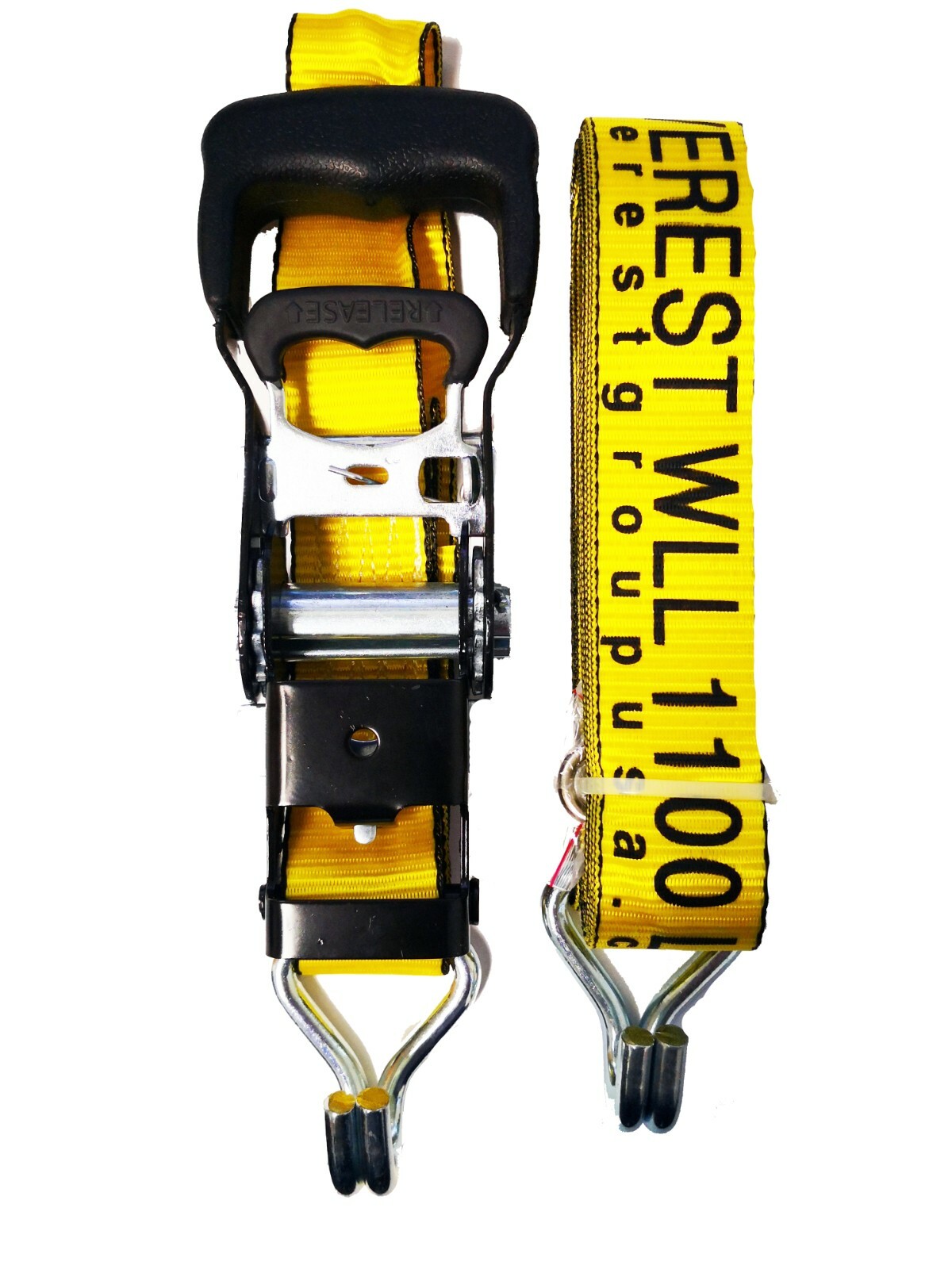 8-PK 1.5in x 15ft Ratchet Tie Down 3300LBS Break Strength 1100LBS Work Limit
