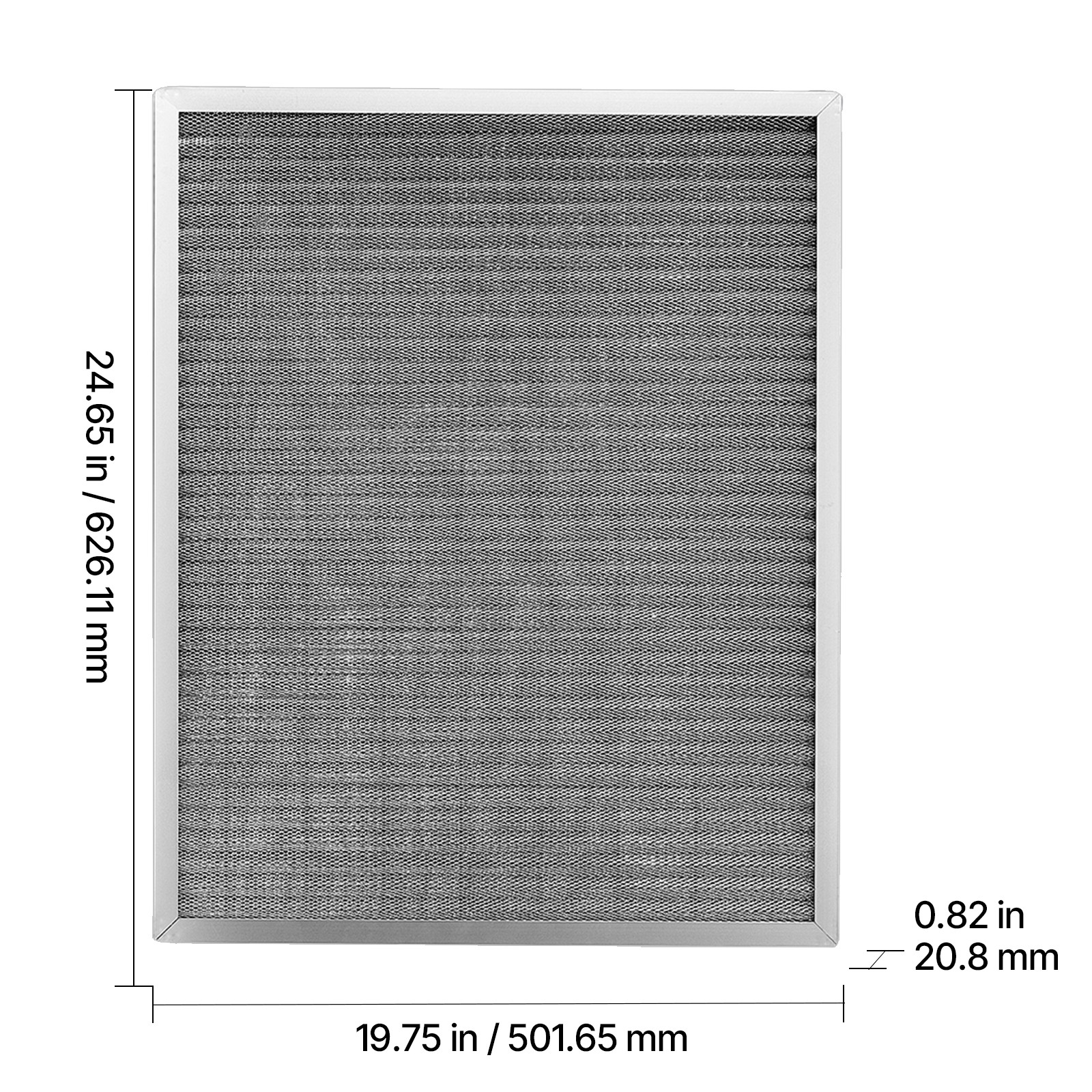 Permanent Washable Electrostatic Furnace AC Air Filter MERV 8 20×25″
