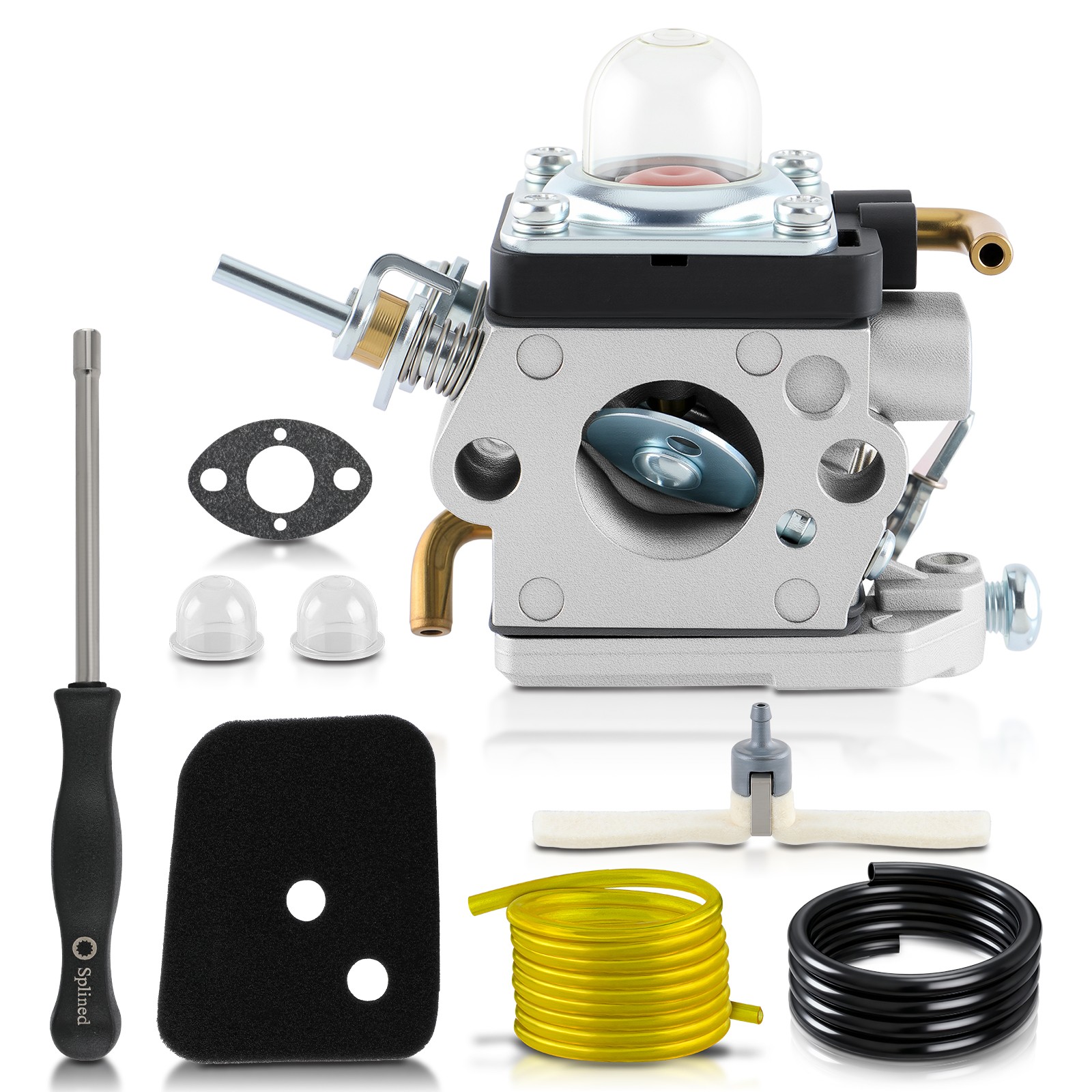 For Husqvarna 122C 122LDX 122LK 22cc Carburetor Air Filter Kit String Trimmer