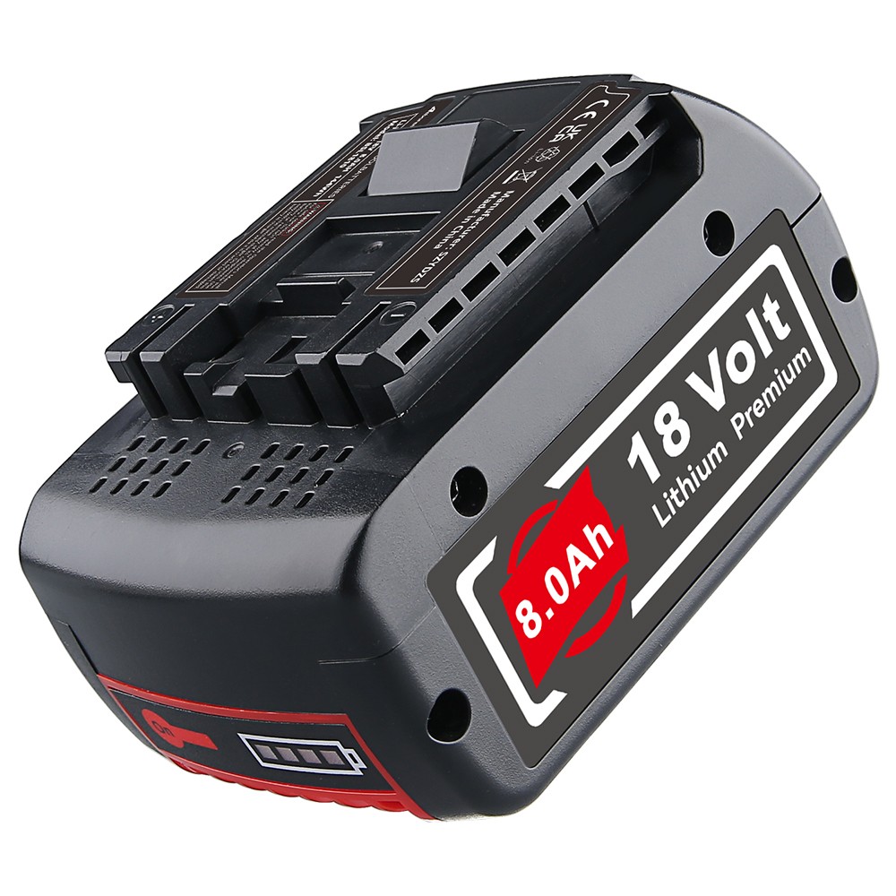 8.0AH 18V BAT618 BAT609 Li-ion Battery for Bosch BAT620 BAT610G BAT619G 24618-01