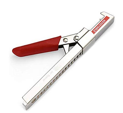 Swing-A-Way Comfort Grip Jar Opener with Comfort Handles – Adjustable 7.5″ Red