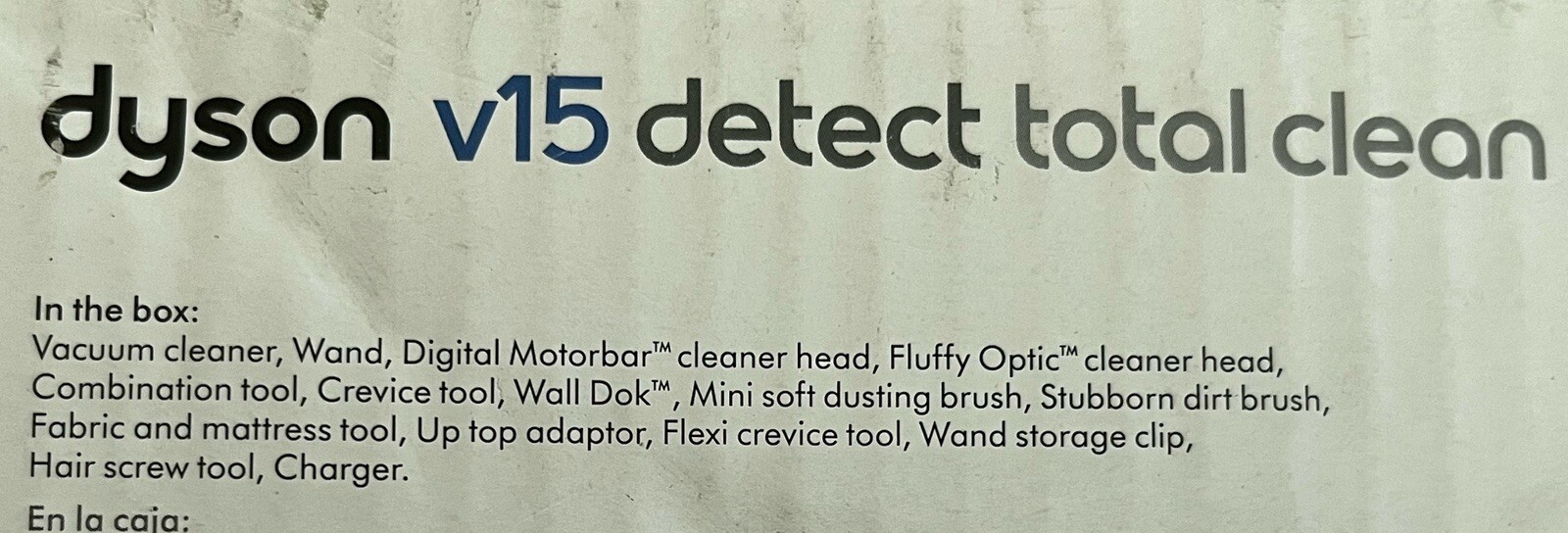Dyson V15 Detect Total Clean Extra Cordless Vacuum Cleaner w/$100 In Tools New