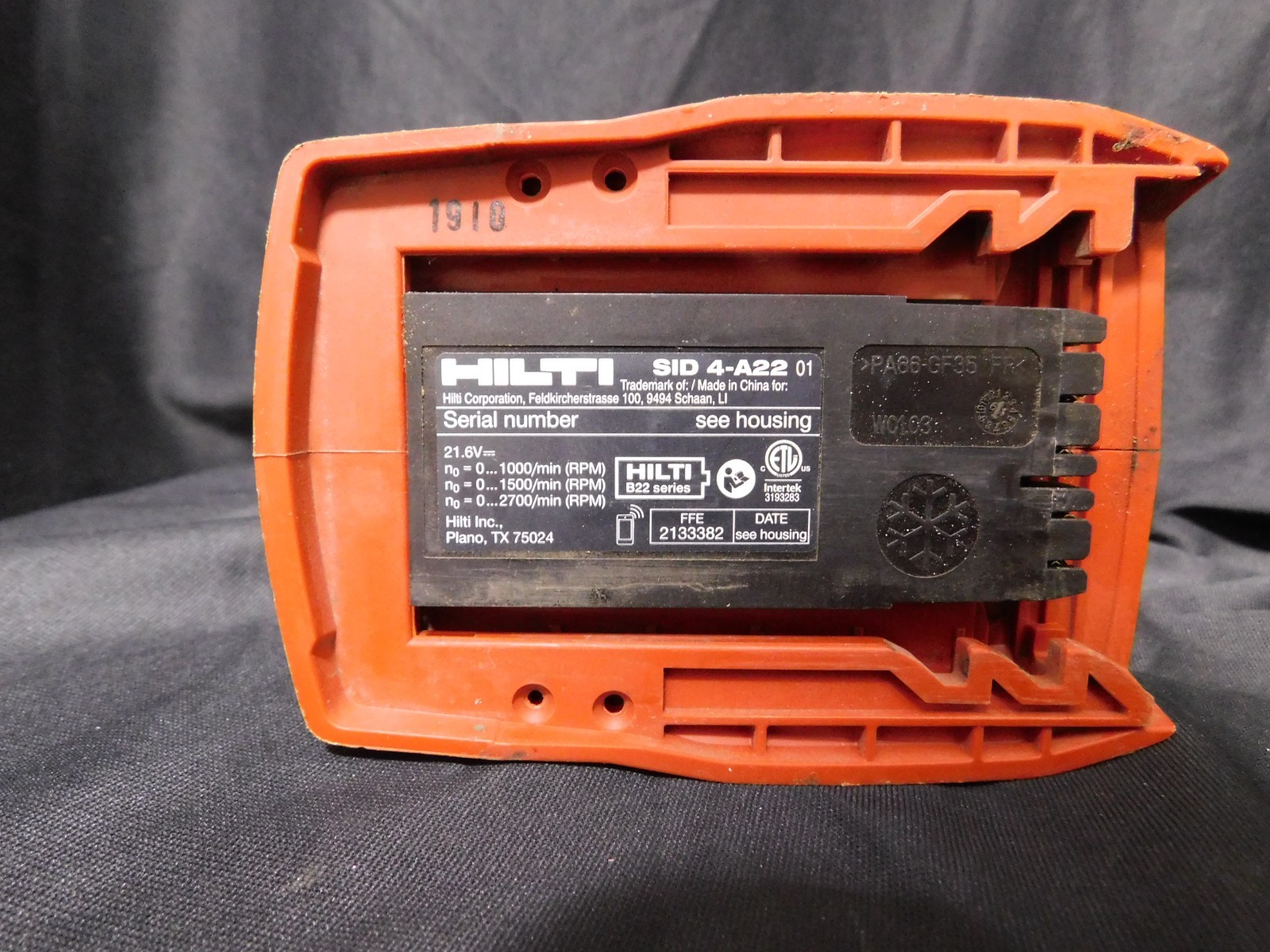 Hilti SID 4-A22 Cordless Impact W/ 5.2AH Battery (EB76)