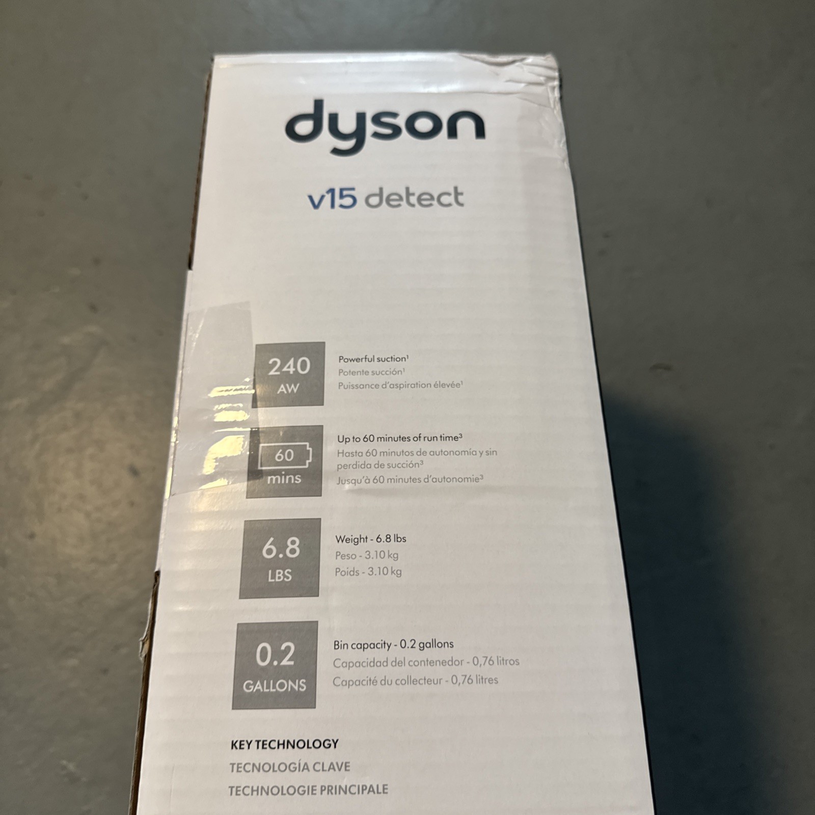 Dyson V15 Detect Total Clean Extra Cordless Deep Clean Stick Vacuum Cleaner NEW