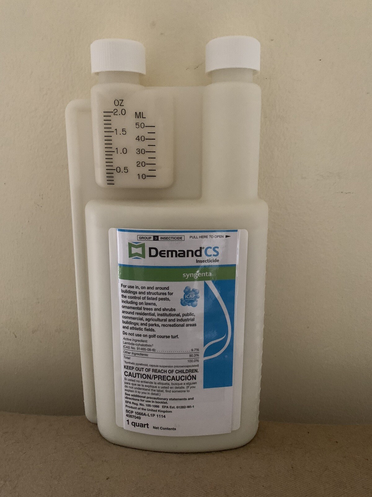 Demand CS Quart Insecticide Bedbug Roach Pest Insect Control