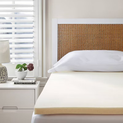 Threshold Memory Foam 1.5″ Topper Cooling CertiPUR-US Certified, 12″D, Twin