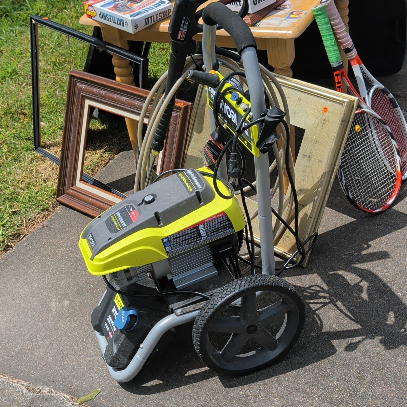 RYOBI 2300 PSI 1.2 GPM Electric Pressure Washer, Brushless Induction, Wheeled