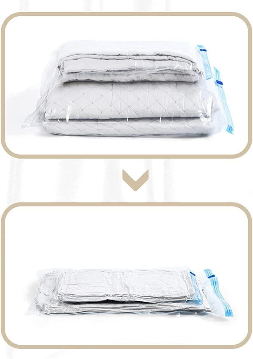 5pcs Jumbo Vacuum Storage Bags Bedding Clothes Travel Space Saver