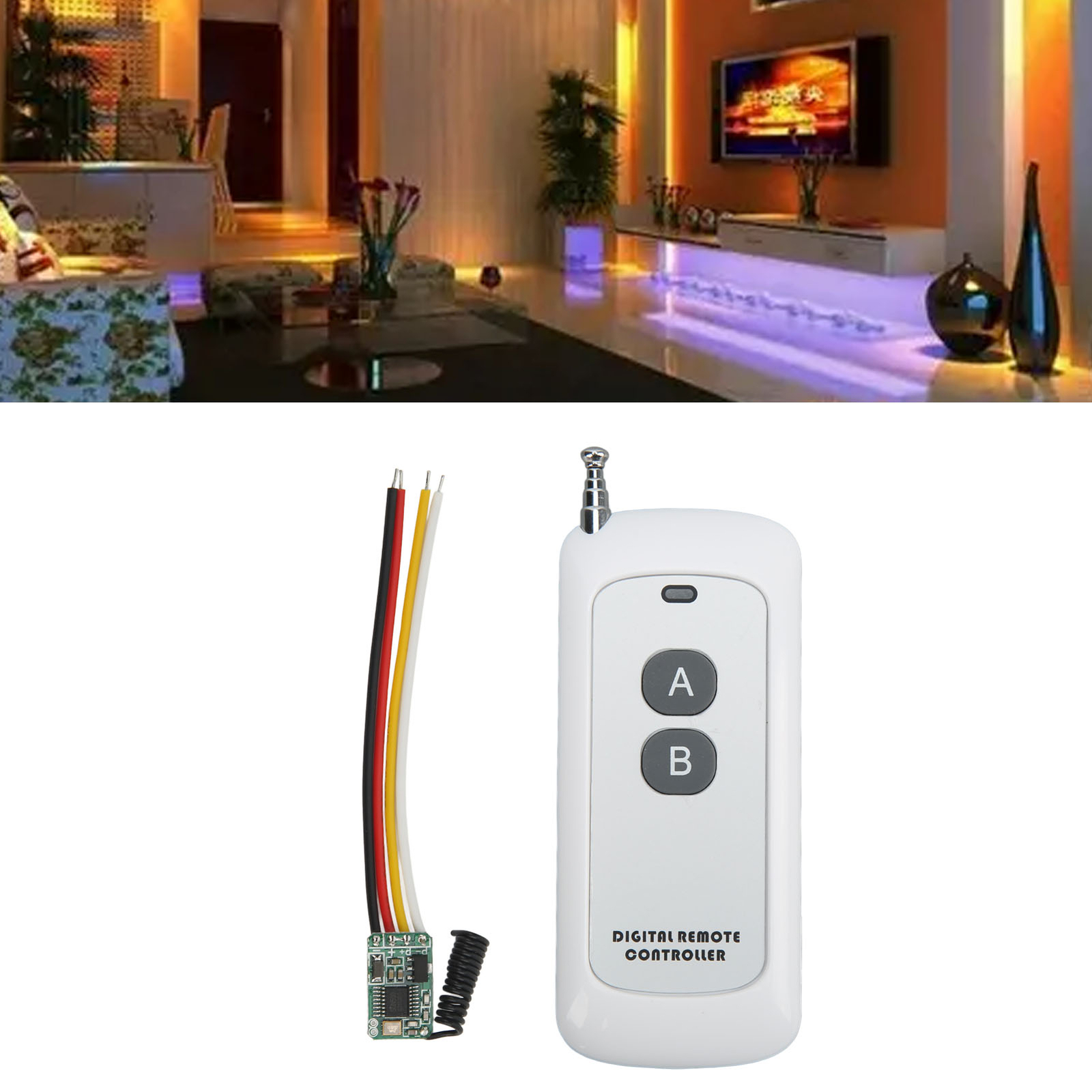 Digital Remote Controller Flexible Control Remote Switch DC3.5‑12V