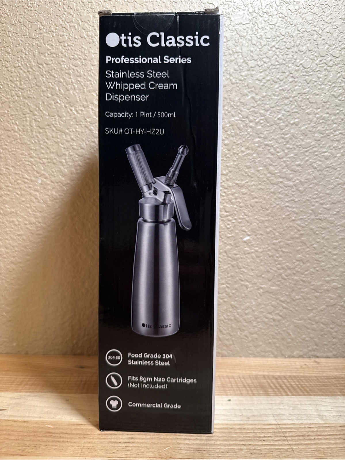 Otis Classic Professional Series Stainless Steel Whipped Cream Dispenser