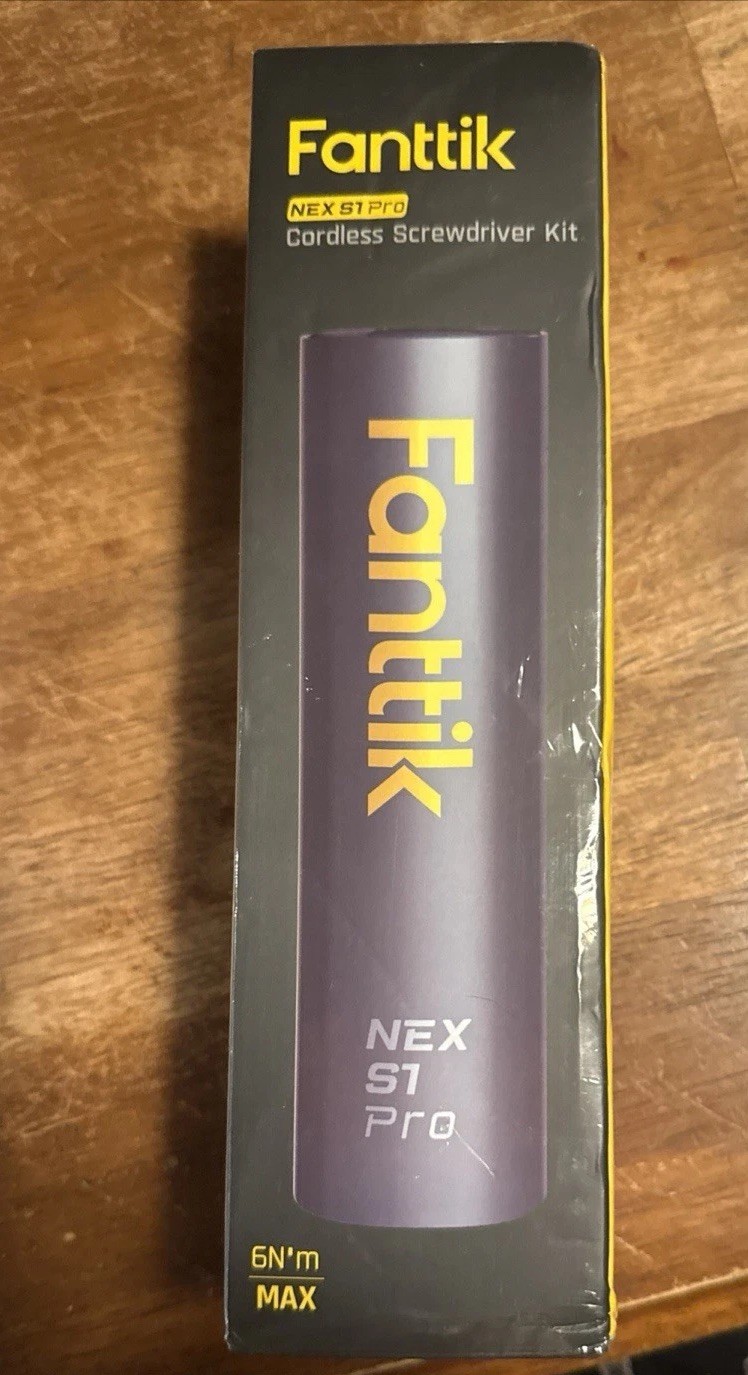 Fanttik S1 Pro 3.7V Electric Screwdriver, Cordless Screwdriver, 16 S2 Metal Bits