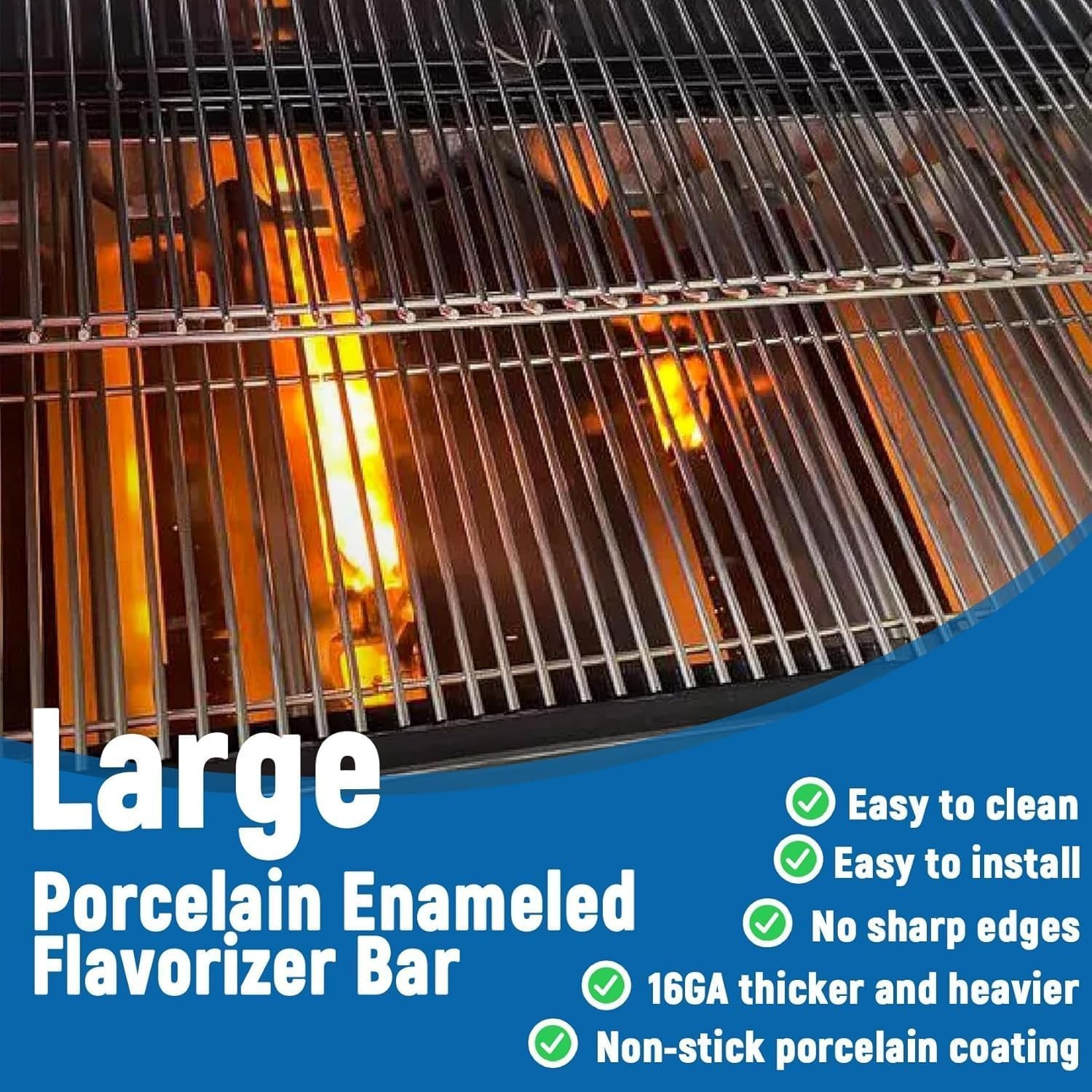 Large Flavorizer Bar for Weber SmokeFire EX4 EX6 Wood Pellet Grill