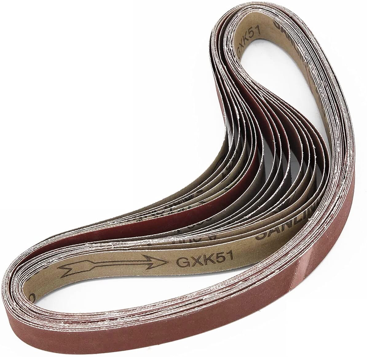 15PCS 1×30 in Sanding Belt 600 800 1000 Grit Sander Belts Knife Makers Polishing