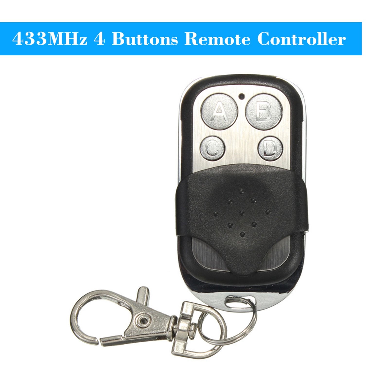 Electric Gate Garage Door Opener Key 433mhz Universal Cloning Remote Control Fob