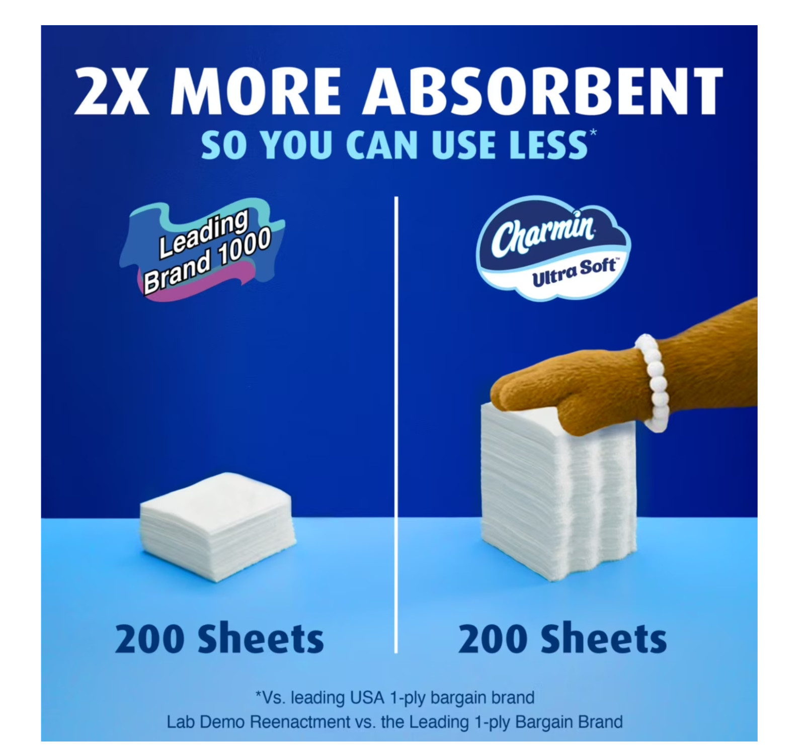 Charmin Ultra Soft Toilet Paper, 12 Mega Rolls, 2-Ply Bath Tissue