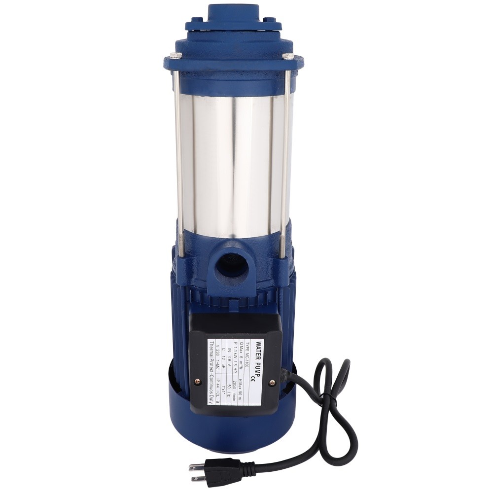 1.5HP 1100W 1″ SHALLOW SELF PRIMING WELL GARDEN SPRINKLER JET WATER PUMP BOOSTER