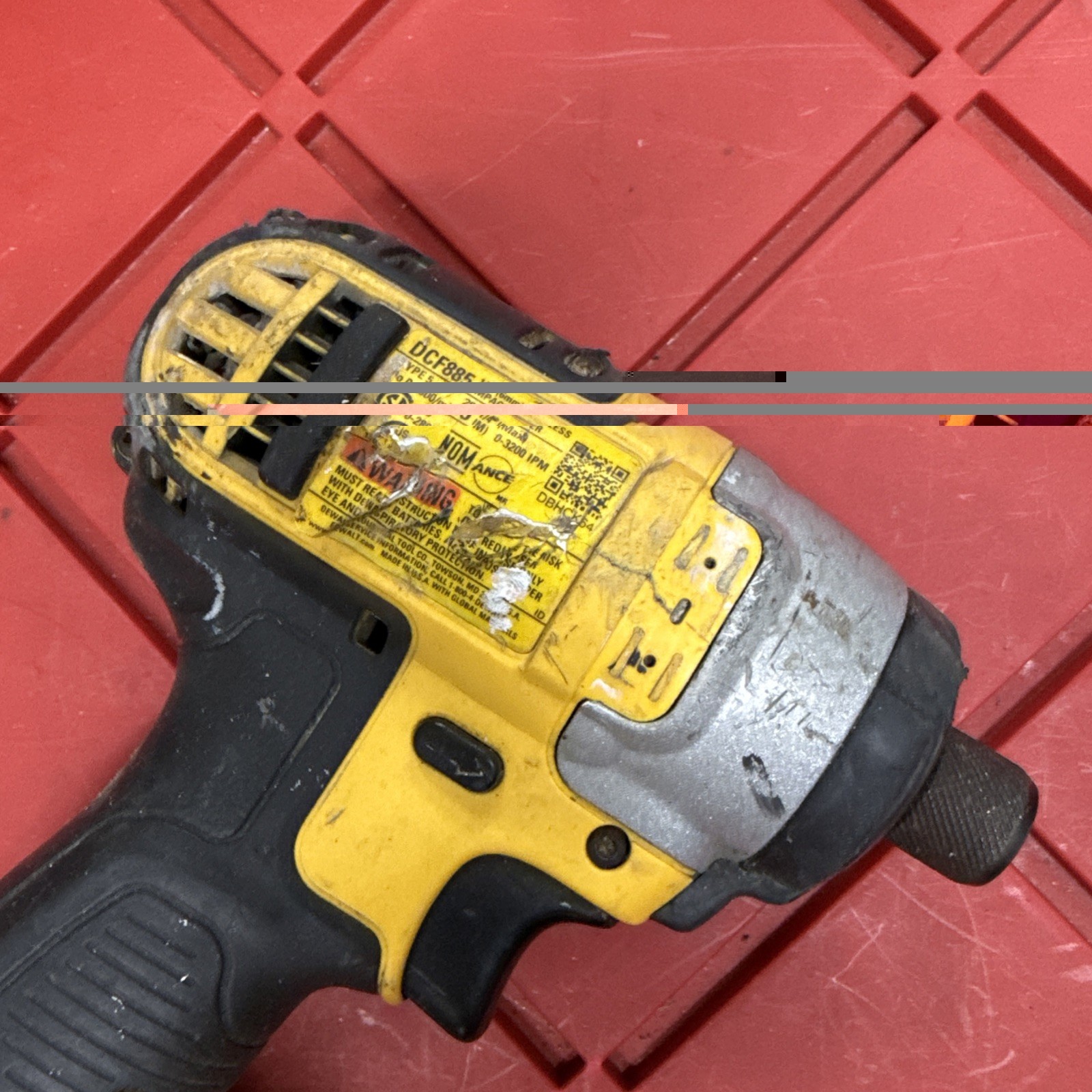 DEWALT DCF885 1/4″ 20V MAX CORDLESS IMPACT DRIVER **TOOL ONLY** TESTED