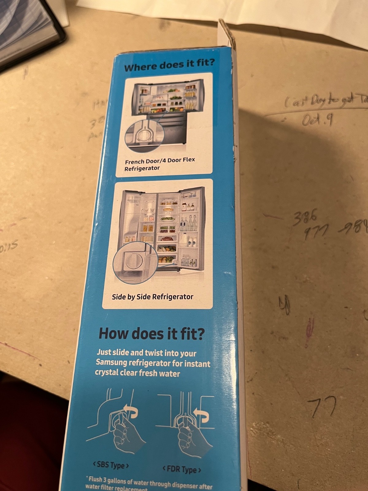 SAMSUNG Genuine Filter for Refrigerator Water and Ice,(New)