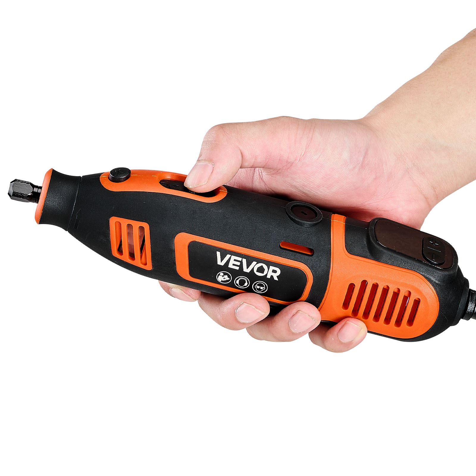 VEVOR 51-Piece Rotary Tool Kit 200W Mini Power Rotary Tool Corded 8000-40000RPM