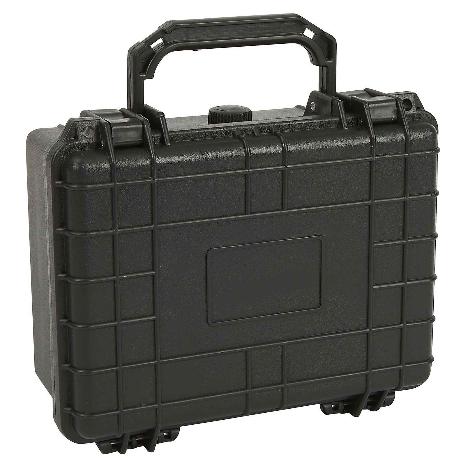 Strongway 9in. Plastic Storage Box, Water Resistant, Black