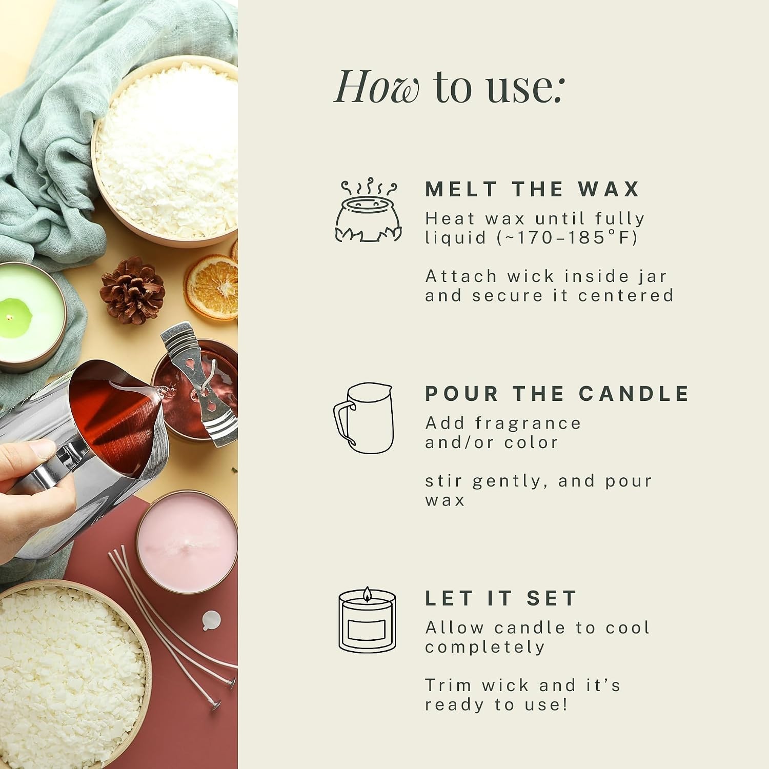 Gift-Worthy Soy Candle Making Bundle