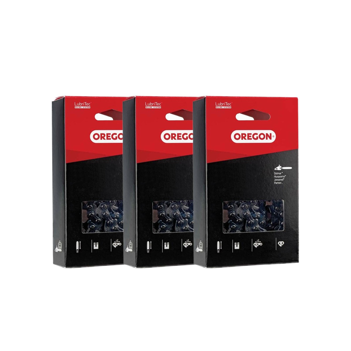 3PK Oregon 72TXL091G 28″ Chain for Husqvarna 585550091 591119491 H46-91 H47-91