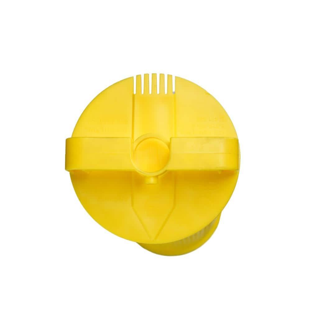 Septic Tank Effluent Filter 4 in Tee Insert Yellow Washable Reusable Easy Clean