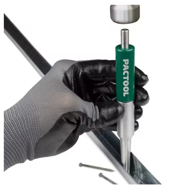0.75 in. x 6.68 in. Steel Nail Punch Perfect for Use with Soffit Fascia and Othe