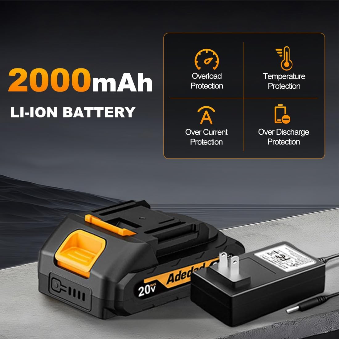 Brushless Impact Wrench 3-in-1 500N.m(369Ft-lbs) Torque Wrench 1/2 Drive with…