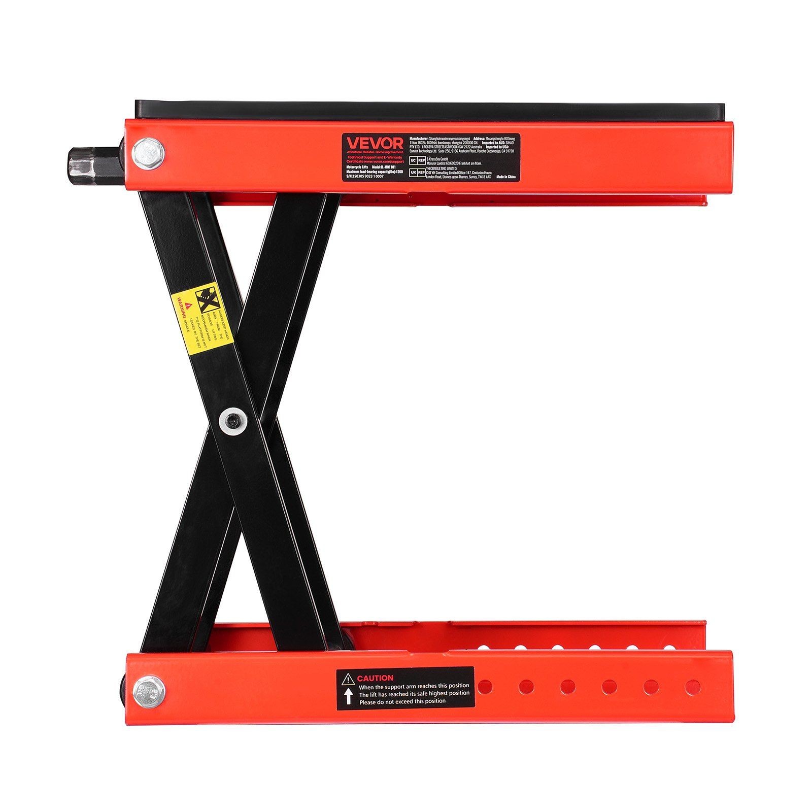 All-Terrain Bike Lift 1200lb Capacity 4.1-15in Range Reinforced Structure